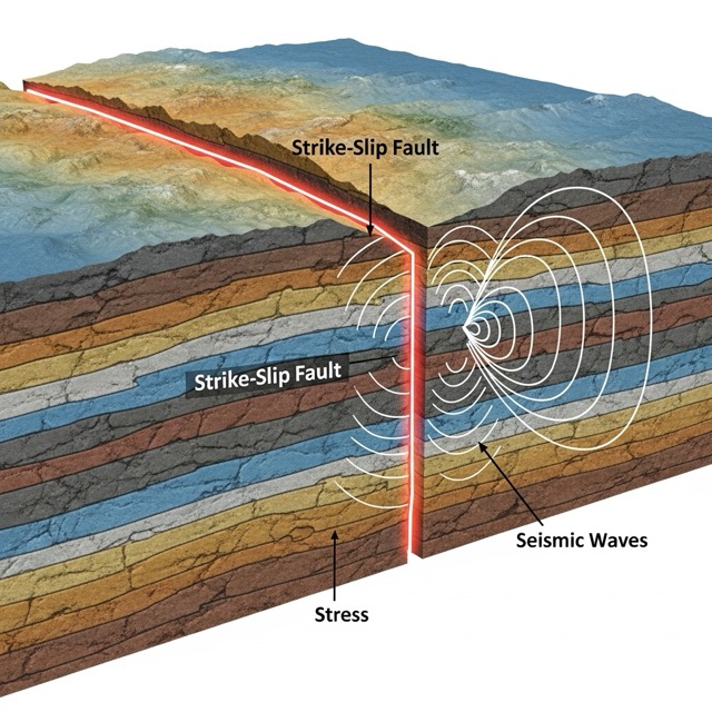 Transform Boundary Diagram